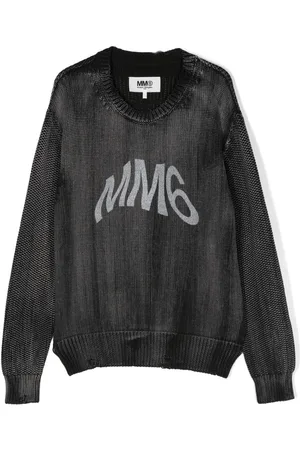 Maison Margiela MM6 logo knitted jumper