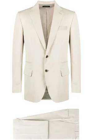 BRIONI Single-breasted cotton-cashmere suit