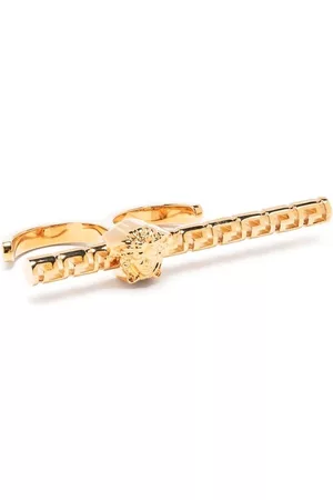 Versace Medusa Greca Bar Ring - Gold