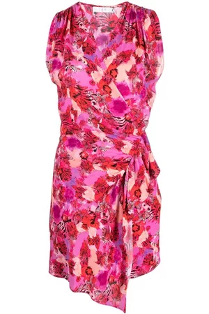 IRO Floral-print sleeveless short dress