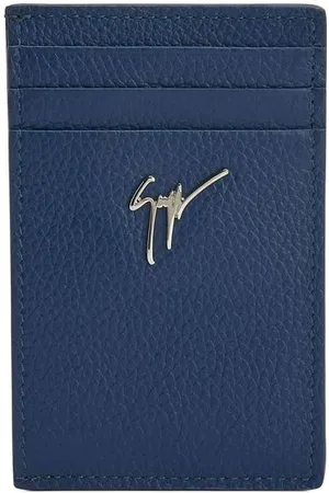 Giuseppe Zanotti Albert logo-plaque cardholder