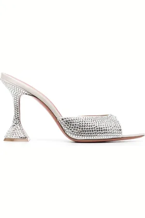 Amina Muaddi 105mm Caroline crystal-embellished sandals