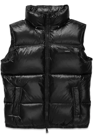 Purple Brand Zipped puffer vest