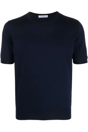 Cruciani Short-sleeved knitted T-shirt