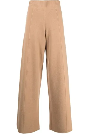 PRINGLE OF SCOTLAND High-waisted knitted trousers