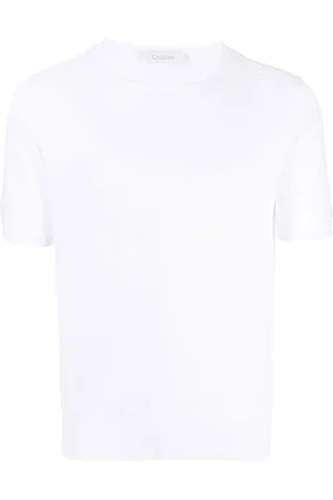 Cruciani Short-sleeved knitted T-shirt