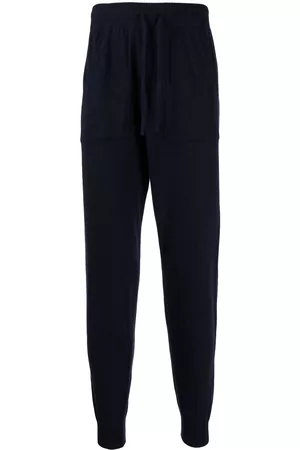 PRINGLE OF SCOTLAND Fine-knit drawstring track-pants