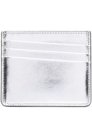 Maison Margiela Four-stitch metallic card holder