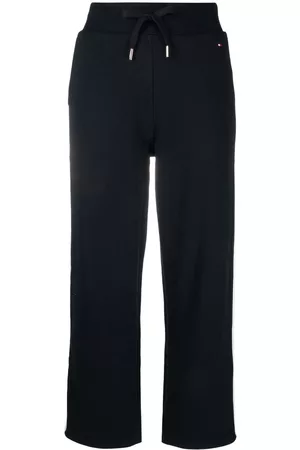 Tommy Hilfiger Striped-trim terry track pants