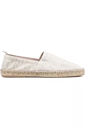 ELEVENTY Raffia-sole slip-on espadrilles