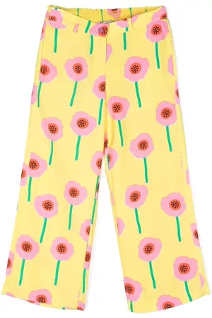 Stella McCartney Floral-print wide-leg trousers