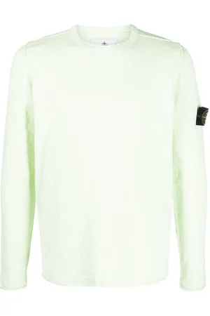 Stone Island Logo-patch long-sleeve sweatshirt