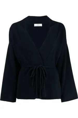PRINGLE OF SCOTLAND V-neck tie-waist cardigan