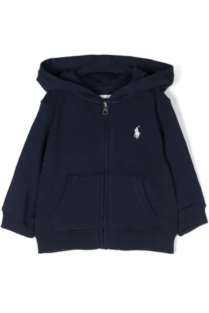 Ralph Lauren Plain hooded track jacket