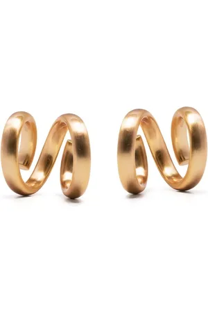 Cult Gaia Spiral hoop earrings