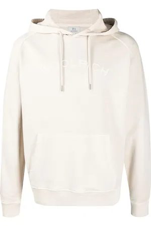 Woolrich Logo-embroidered drawstring hoodie