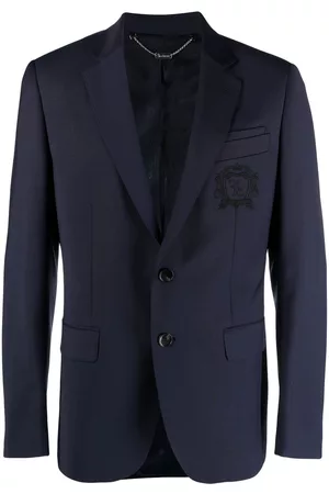 BILLIONAIRE Embroidered-logo blazer