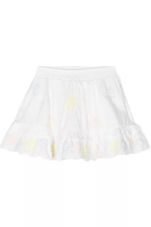 Stella McCartney Embroidered ruffle skirt
