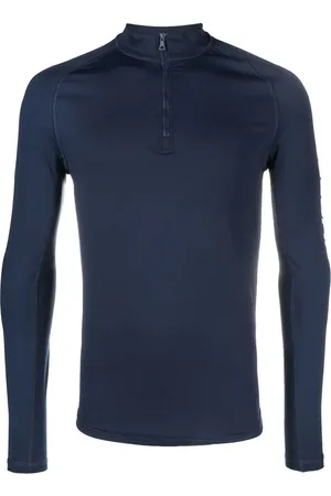 Orlebar Brown Logo-print short-zip sweatshirt