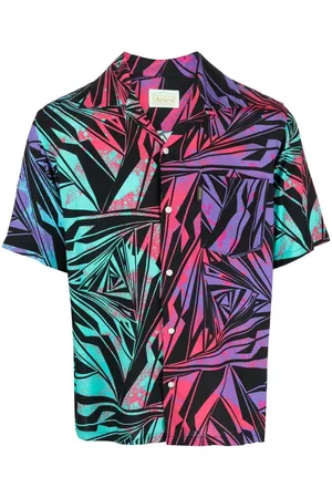 ARIES Geometric-print short-sleeved shirt