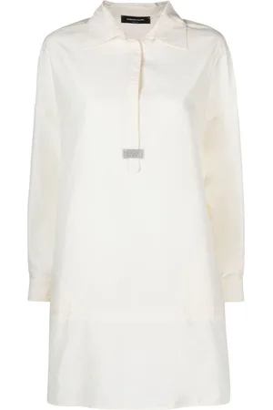 Fabiana Filippi Drop-shoulder shirt dress