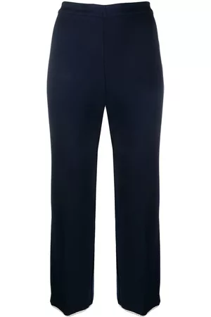 Twin-Set Pearl-embellished cropped trousers
