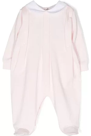 SIOLA Embroidered-dots pleated body