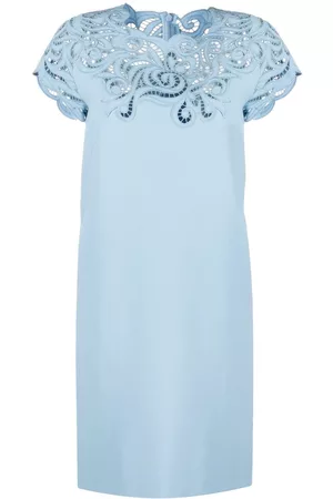 ERMANNO SCERVINO Pointelle-trim shift dress