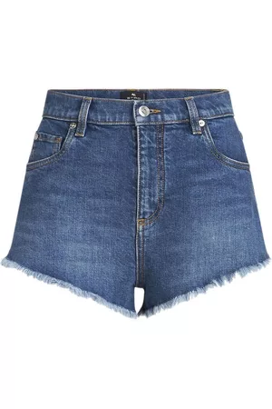 Urban Bliss high waist denim shorts in overdyed purple