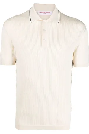 Orlebar Brown Maranon ribbed polo shirt