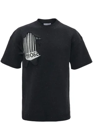 J.W.Anderson Barcode-print short-sleeved sweatshirt