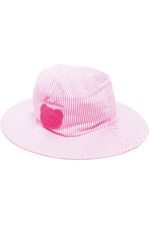 Moschino Stripe-print cotton hat