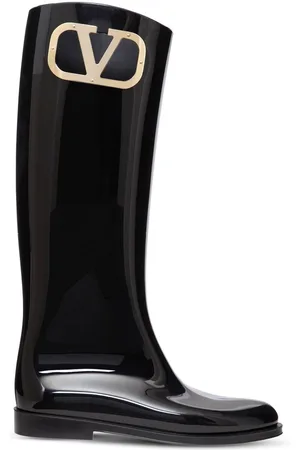 VALENTINO GARAVANI VLogo Type patent rain boots