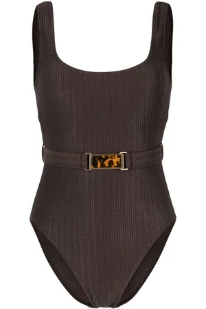 ZIMMERMANN Laurel ribbed swimsuit