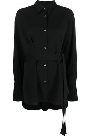 STUDIO NICHOLSON Buttoned-up belted shirt