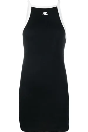 Courrèges Sleeveless cotton mini-dress