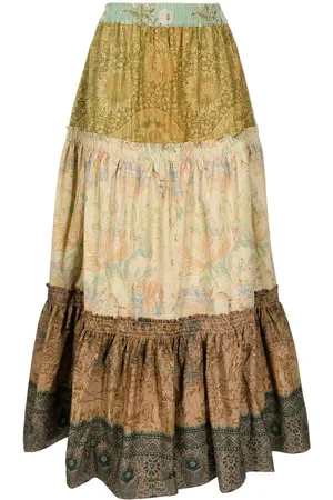 PIERRE-LOUIS MASCIA Gonna floral-print skirt