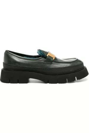 Madison.Maison Logo-plaque chunky loafers