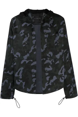 Alchemy Camouflage-print hooded shirt