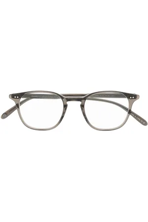 GARRETT LEIGHT Round-frame design glasses