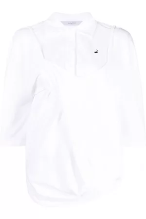 pushBUTTON Layered half-sleeve shirt