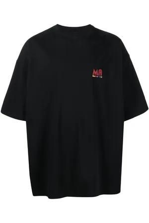 MARTINE ROSE Logo-print cotton T-shirt