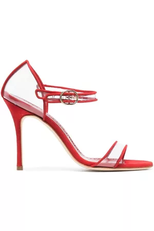 Manolo Blahnik Fersen 105mm suede sandals