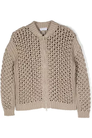 Brunello Cucinelli Crochet cotton cardigan