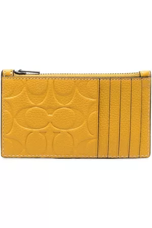 Coach embossed-monogram Leather Wallet - Farfetch