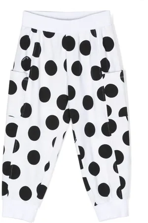 MONNALISA Polka-dot print track-pants