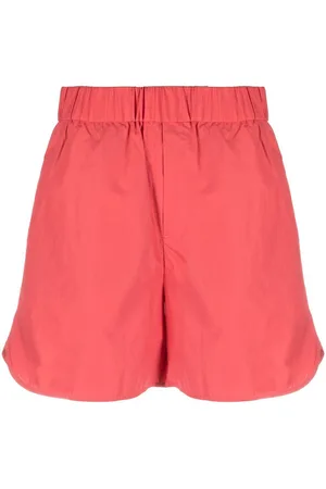 Ivy & Oak Elasticated-waistband plain shorts