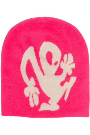 Frenckenberger Graphic-print detail knit beanie