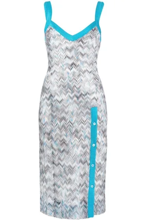 Missoni Zig-zag button-up midi dress