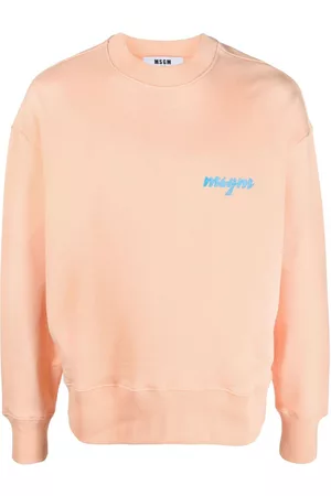 Msgm Palm tree logo-print sweatshirt